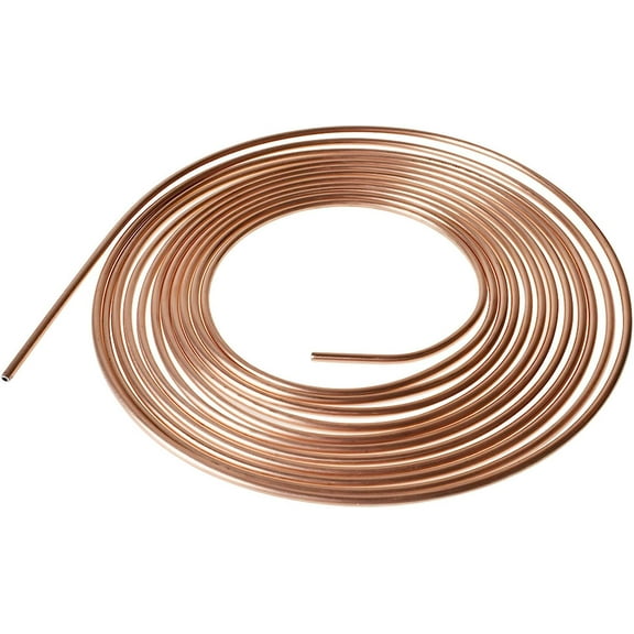 OTTULUR Brake Line Tubing Kit 3/16 OD 25 Foot Coil Roll all Size Fittings