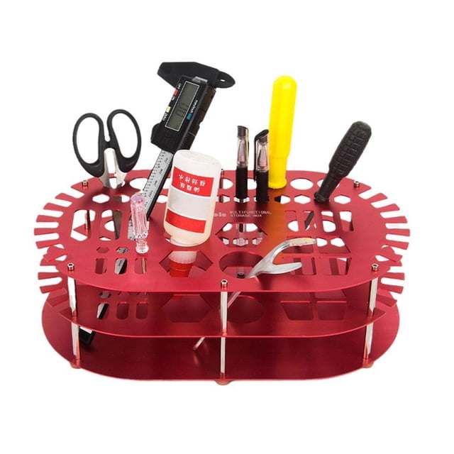 Estante de almacenamiento de herramientas RC Perfecl Soporte de llave Soporte de gran capacidad rojo