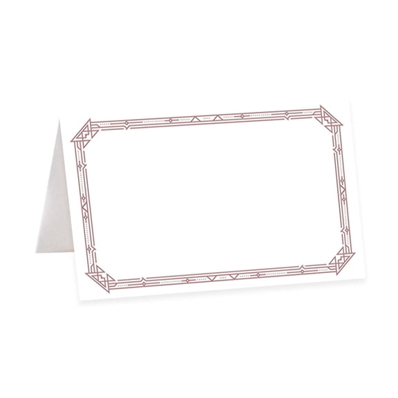 Koyal Wholesale Table Place Cards Elegant Art Deco Wedding Cardstock 56 Pack 3.5 in x 2 in