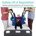 thumbnail image 2 of Vive Patient Lift Sling - Transfer Blanket for Bed Positioning and Lifting - Large Medical Device for Bariatric, Nursing, Caregiver  - Mesh with Handles, 2 of 8