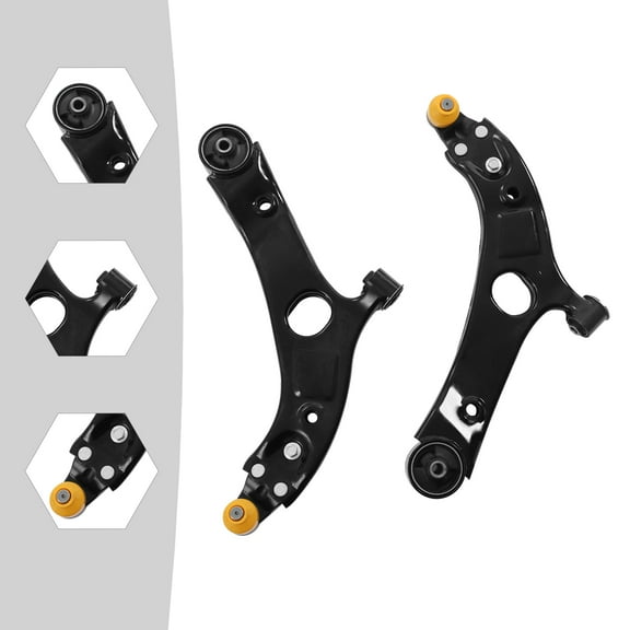 For 2011 2012 2013 2014 Hyundai Sonata Pair Front Lower Control Arm Ball Joint Assembly Direct Replacement