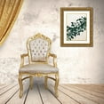 thumbnail image 3 of Hogan, Melody 19x24 Gold Ornate Wood Framed with Double Matting Museum Art Print Titled - Green Leaf 1, 3 of 4