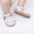 thumbnail image 3 of Baby Sandals Girl Ruffles Shoes First Walkers Shoes Summer Flat Sandals Girls Summer Shoes,Size 0 Months-6 Months, 3 of 9