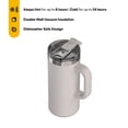 thumbnail image 2 of RTIC 16 oz Ceramic Lined Insulated Road Trip Travel Mug, Leak-Resistant Lid, Cool Grey, 2 of 8