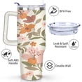 thumbnail image 3 of Modern Oil Painting 40 Oz Tumbler with Handle Lid and Straw, Stainless Steel Double Walled Vacuum Insulated Cup, Cute Birthday Gifts Tumbler for Women Men Friends, 3 of 7