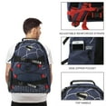 thumbnail image 2 of Superman Web Logo 17.5" Blue Backpack, 2 of 7