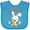 Turquoise, variant on Inktastic My 1st Easter Bunny with Eggs and Carrot Boys or Girls Baby Bib