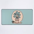 thumbnail image 1 of Una NUEVA alfombrilla de escritorio estética con plantas de caucho, 1 of 5