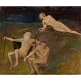 thumbnail image 2 of Anna Berent 17x15 Gold Ornate Wood Frame and Double Matted Museum Art Print Titled - Reapers, 2 of 4