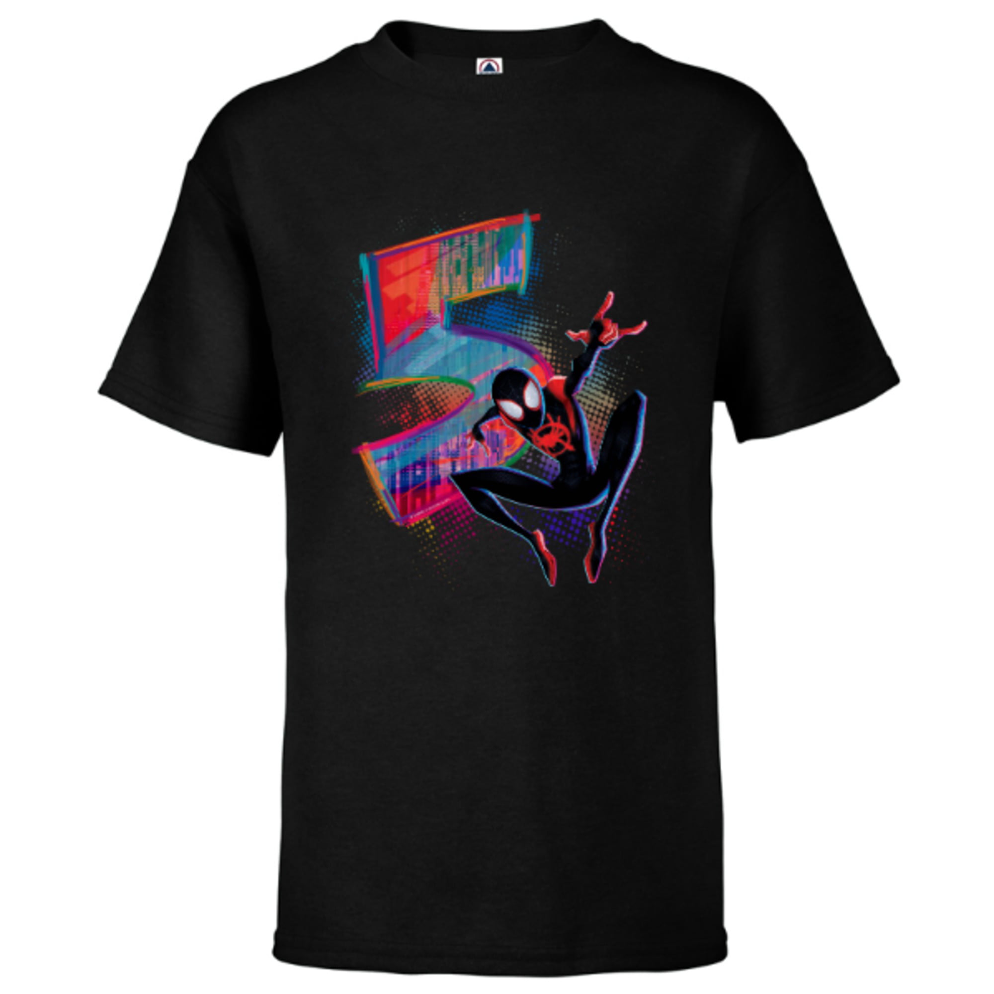 Marvel Spider-Man Miles Morales 5th Birthday Graphic - Short Sleeve T ...