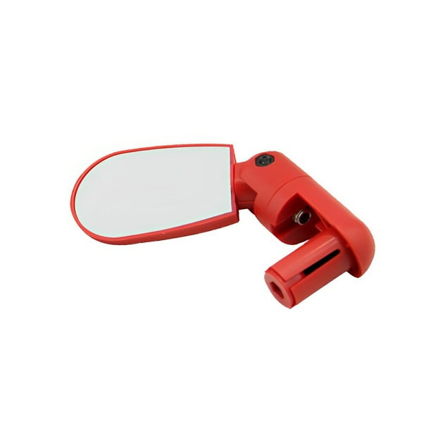 Riwesomey Espejo retrovisor ajustable, espejos delanteros y traseros, luz reflectante clara, piezas de bicicleta, bicicletas de montaña, Vehículos, repuestos y accesorios Mis Rojo