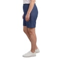 thumbnail image 5 of Turtle Bay New York Womens Lightweight Pull On Denim Shorts Elastic Waist Plus Size, 5 of 10