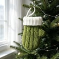 thumbnail image 5 of Mini Knitted Mitten Christmas Tree Ornament, Cute Xmas Hanging Decoration for Holiday Tree Wreath Window Fireplace Home Decor Stocking Stuffer, 4.7 x 3.9 Inch, Tree Wreath Mantle Hanging Decor 3Pc, 5 of 5