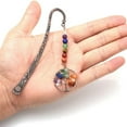 thumbnail image 3 of Chakra Crystal Bookmark Vintage Metal Tree Bookmarks for Women Student Teacher Graduation Christmas Gift, 3 of 5