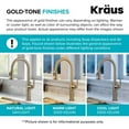 thumbnail image 4 of Kraus KPF-1603SFACB Artec Pro 2-Function Commercial Style Pre-Rinse Kitchen Faucet with Pot Filler, Spot Free Antique Champagne Bronze, 4 of 5