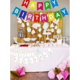 thumbnail image 3 of Banderines de feliz cumpleaños, banderines de cumpleaños arcoíris para suministros de fiesta, ceremonias, decoraciones para dormitorios de cocina, niños y niñas, 3 of 5