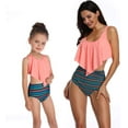 thumbnail image 3 of Girls Swimsuit Two Pieces Bikini Set Ruffle Falbala Swimwear Bathing Suits, 3 of 7