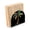 Cartoon Colorful Coconut Tree, variant on Haosy Napkin Holder for Table Acrylic Kitchen Paper Tissue Dispenser, White and Ice Wolf Face