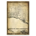 thumbnail image 3 of Carpinteria and Montecito Vintage Map Prints Canvas, California Canvas canvas Carpinteria and Montecito Map City style vintage Canvas , Canvas Wall Art, Street Map Artwork Canvas, 3 of 6