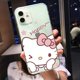 thumbnail image 1 of Funda transparente para iPhone 13 Pro Max, carcasa de Hello kitty Cat para iPhone 14 13 12 11 Pro Max Mini 6 6s 7 8 Plus X XR XS Max, color blanco zhangmengya LED, 1 of 2
