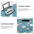 thumbnail image 5 of Lsque Rabbit And Balloon Printed Luggage Cover, Travel Luggage Protector,Scratch and Dirt Resistant, Fits 18-32 Inch Luggage -, 5 of 9