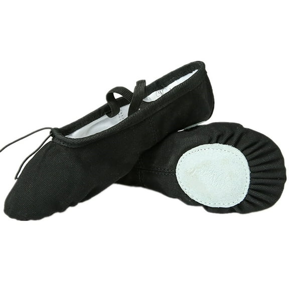 Nexete Girls Canvas Ballet Slipper/Ballet Shoe/Yoga Dance Shoe (Toddler/Little Kid/Big Kid/Women/Boy)