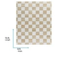thumbnail image 2 of Livabliss x Becki Owens Kamey Cottage Checkerboard Area Rug,8' x 10',Beige, 2 of 9