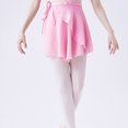 thumbnail image 6 of Lace-Up Ballet Wrap Skirt Solid Sheer Chiffon Dance Skirts with Adjustable Waist Tie Practice Gymnastics Skirt for Women, 6 of 9