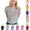 Grey, variant on Womens Athletic Tops Womens Long Sleeve T Shirts plus Tech Short Layering Long Sleeve Shirts Short Women Tech Woman Tee Shirt Work Out Women Casual V Neck T Solid Colors Pink S
