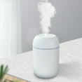thumbnail image 4 of Vikakiooze Portable Desk Small Humidifier, 300Ml Cool Mist Humidifier, Humidifier for Home Bedroom Office, Plants, Colorful Night Function, White, 4 of 6
