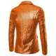 thumbnail image 3 of Ceisia Slim Fit Men's Sequin Blazer with Contrast Lapel Gift, 3 of 3