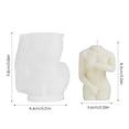 thumbnail image 3 of Molde De Vela Para El Cuerpo, Molde De Silicona Para Velas Con Forma De Cuerpo Femenino, Molde De Cera Para Hacer Velas Cateissary CE007835-02, 3 of 6