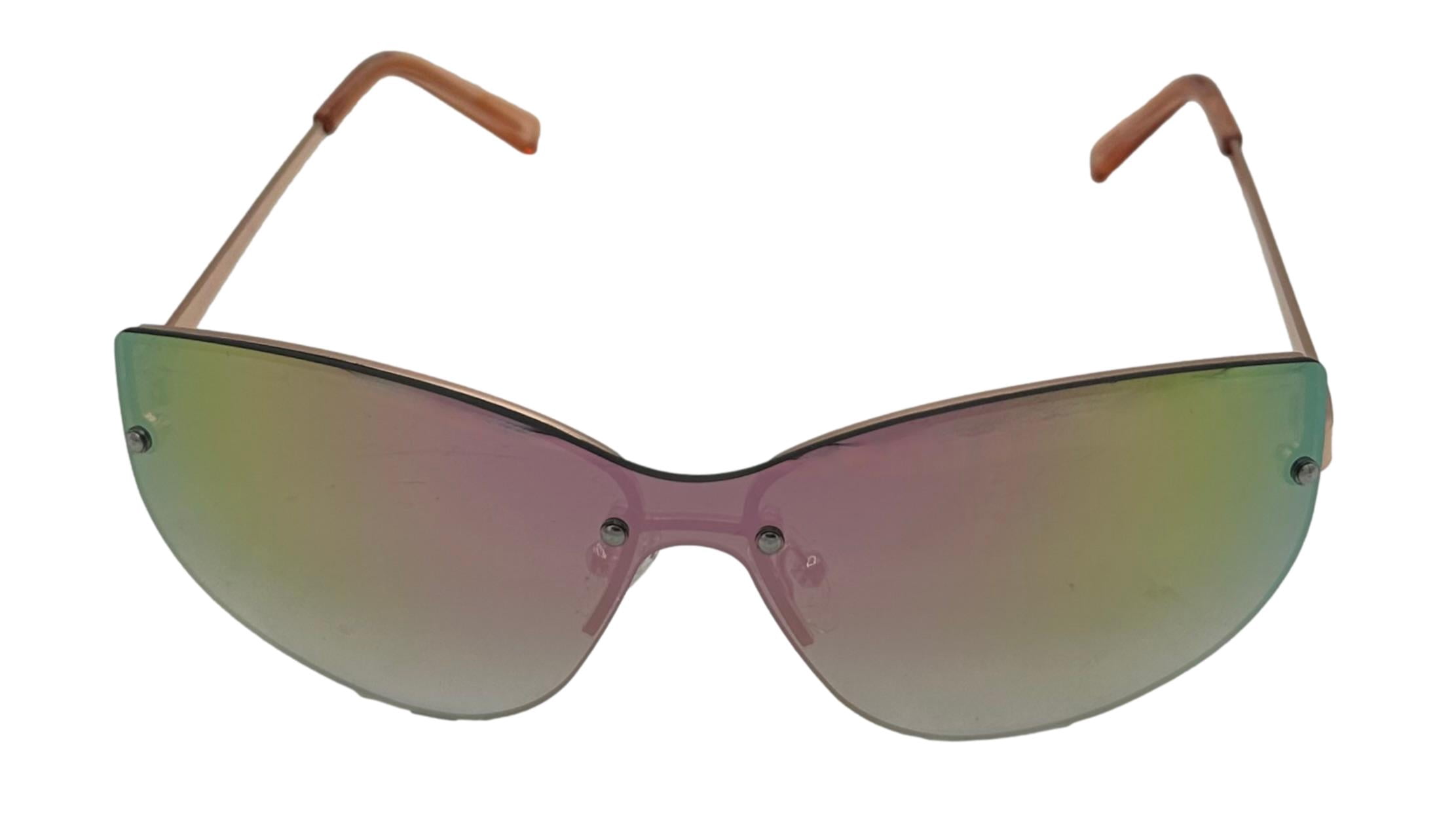 Guess Sunglass Mens Rose Gold Metal Shield, Gradient Lens GO00007. 28T