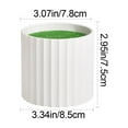 thumbnail image 4 of hulanddfd Plants Pots Set - 2 Pack Plastic Planters, Round Thickened Flowerpot with Drainage Holes Modern Decorative Gardening Containers for Indoor Outdoor, 4 of 7