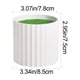 thumbnail image 3 of Maceta Redonda de Plástico Grueso y Resistente con Orificios de Drenaje | Jarrón Ligero y Resistente para Plantas de Interior y Exterior | Maceta Decorativa Blanca y Amarilla para El Hogar, El Jardín, 3 of 6