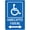 Warning Sign 3, variant on Bidirectional Handicapped Parking 8"x12" Metal Warning Sign, Cautions Security Tin Sign, Safety Sign, Street Business Wall Decor