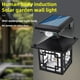 thumbnail image 3 of 【JD-1579】 Lámpara solar pared con inducción cuerpo nueva lámpara calle impermeable para patio exterior decorativa para casa villa (cuadrado-A), 3 of 9