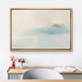 thumbnail image 2 of PixonSign Framed Canvas Print Wall Art Pastel Blue Cloudy Sky Landscape Abstract Shapes Illustrations Modern Art Decorative Minimal Relax/Calm for Living Room, Bedroom, Office - 24"x36" Natural, 2 of 5