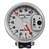 Auto Meter 5in 10000 Rpm Silver Tac
