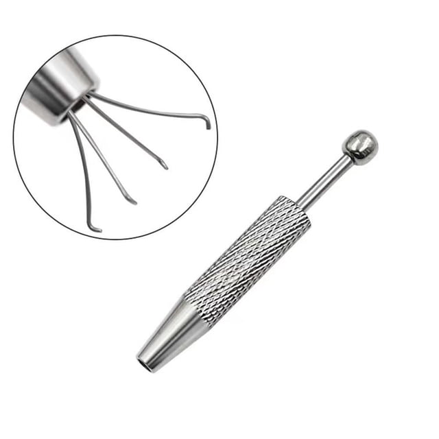 4-Prong Piercing Ball Grabber, Pick-Up Tool Electronic Component Gripper for Jewelry Making