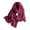 Purple, variant on Cotton Blend Soft Fringed Scarf Linen Style Shawl for Travel and Daily Wear