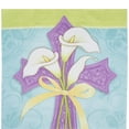thumbnail image 5 of Northlight Easter Blessings Cross and Lilies Outdoor House Flag - 28" x 40", 5 of 7
