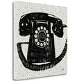 thumbnail image 2 of Tangletown Fine Art 'Vintage Analog Phone' by Michael Mullan Graphic Art on Wrapped Canvas, 2 of 2