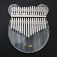 thumbnail image 1 of Instrumento musical de regalo de  Mbira de 17 teclas de Oso perfke Piano de pulgar Crystal Kalimba, 1 of 9