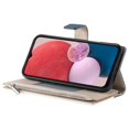 thumbnail image 4 of Funda cartera GANGXUN para Samsung Galaxy A13 4G/5G , cuero PU con tarjetero, cremallera, correa de mano, soporte y protección 1060°, 4 of 6