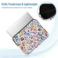 thumbnail image 2 of FORMRS 15-15.6 inch Laptop Sleeve Case Soft Carrying Quilted Computer Bag Cover, Purple Wildflower Pattern, 2 of 7