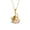 Fox, variant on PAURO Animal Tea Cup Necklace for Women Pendant Charm Stainless Steel Gold Plated Cute Dainty Vintage Gift for Her Meaningful Personalized Everyday Elegant Jewelry Fox