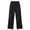 Black, variant on Girls Solid Pants Casual Fall Winter Fleece Lined Multi Pocket Elastic Waist Straight Leg Sweatpants