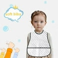 thumbnail image 2 of Baby bibs Waterproof Toddler bib - Feeding bib with Pocket for Infant Boy Girl Washable 6-36M, 2 of 5