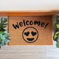 thumbnail image 2 of Welcome! (Emoji) Doormat, 2 of 4
